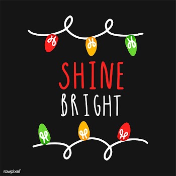 Shine bright typography vector design | Free stock vector - 472601