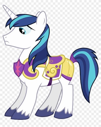 Shining Armor By Starnight5 - My Little Pony Shining Armor Pose Shield + Stripes