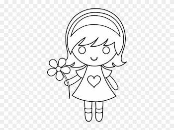 Shining Design Little Girl Coloring Pages 10 Characters - Boy And Girl Holding Hands