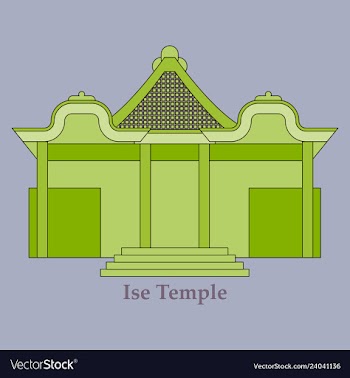 Shinto shrine icon vector image