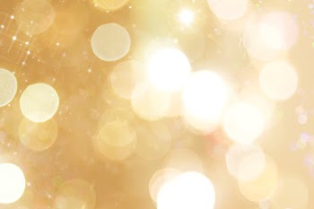 Shiny gold festive bokeh background vector