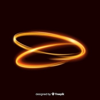 Shiny golden spiral realistic style Free Vector