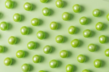 Shiny Green Gumball Candy