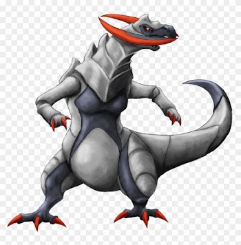 Shiny Haxorus By Howling-wolf - Shiny Haxorus Fan Art