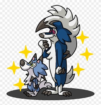 Shiny Lycanroc Hokey Wolf And Ding A Ling Wolf By Shawarmachine - Hokey Wolf