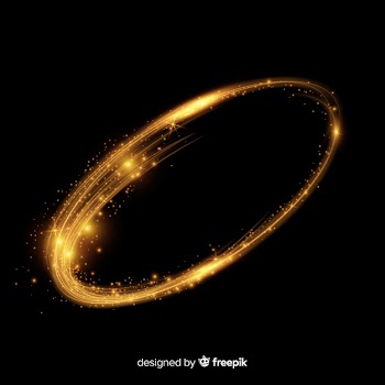 Shiny particles spiral realistic style Free Vector