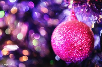 Shiny pink Christmas tree background | Free  photo - 2299743