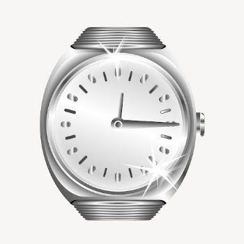Shiny watch clip art, object | Free Photo - rawpixel