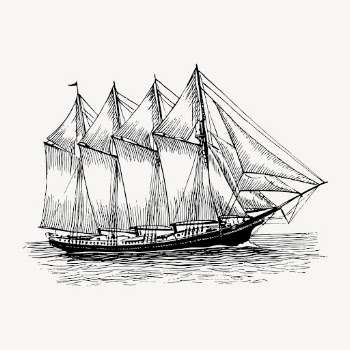 Ship clipart, vintage vehicle illustration | Free Vector - rawpixel