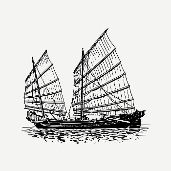 Ship drawing, vintage adventure illustration | Free PSD Illustration - rawpixel
