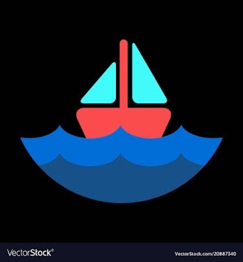 Ship icon flat pictogram on background symbol vector image