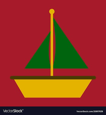 Ship icon flat pictogram on background symbol vector image