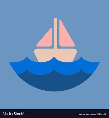 Ship icon flat pictogram on background symbol vector image