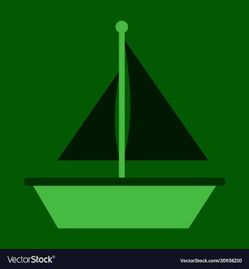 Ship icon flat pictogram on background symbol vector image