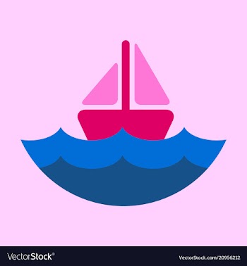 Ship icon flat pictogram on background symbol vector image