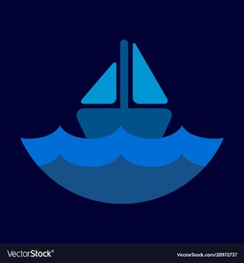 Ship icon flat pictogram on background symbol vector image