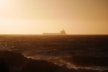 ship on sea