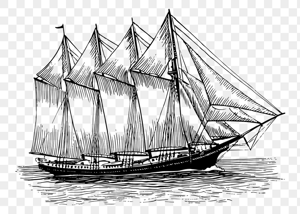 Ship png sticker, vehicle vintage | Free PNG - rawpixel