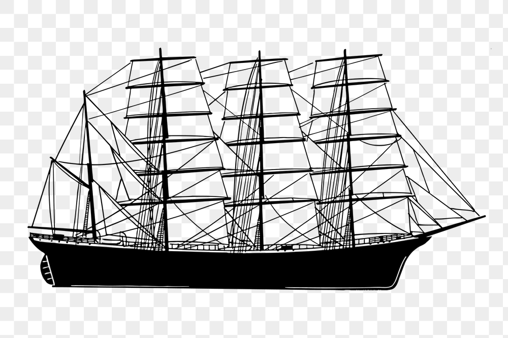 Ship png sticker, vehicle vintage | Free PNG - rawpixel