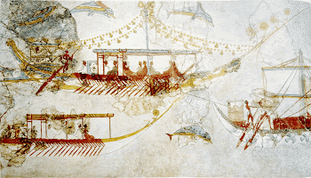 Ship procession fresco, part 3, | Free Photo - rawpixel