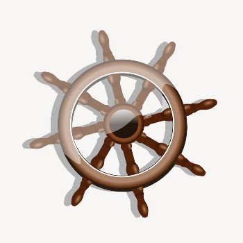 Ship steering wheel clipart, vehicle | Free Vector - rawpixel