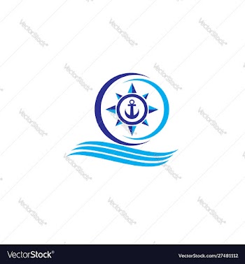 Ship-wheel-loho-dsign vector image