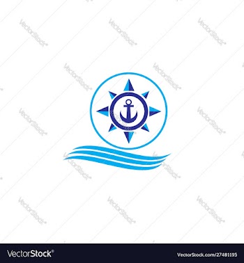 Ship-wheel-loho-dsign vector image