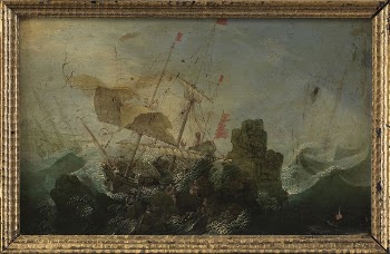 Shipwreck against a Rock | Free Photo - rawpixel