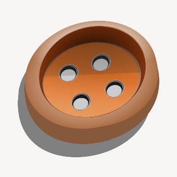 Shirt button sticker, object illustration | Free PSD - rawpixel