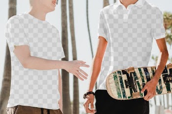 Shirt mockup png, teenager boys fashion | Free stock illustration | High Resolution graphic