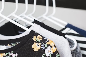 Shirts On Hangers On Display