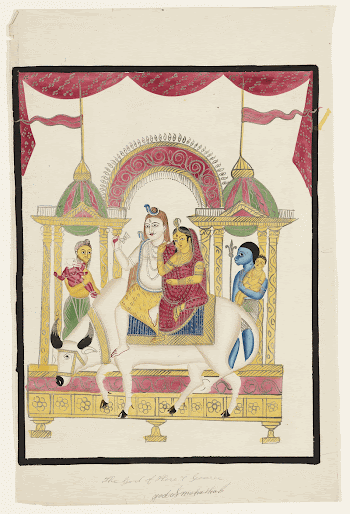Shiva and Parvati on Nandi | Free Photo - rawpixel