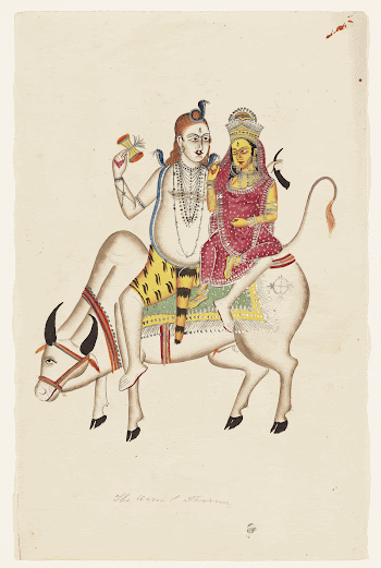 Shiva and Parvati Seated on Nandi | Free Photo - rawpixel