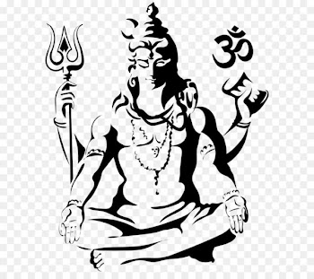Shiva Drawing Parvati Sketch - Harihara PNG Clip Art Image 