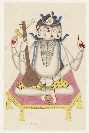 Shiva during 19th century painting | Free Photo - rawpixel
