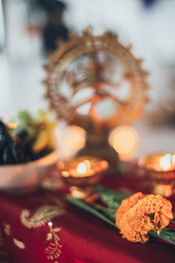 Shiva Figurine on Table