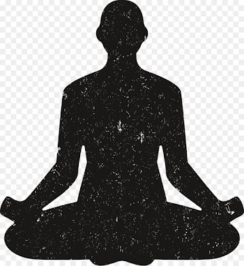 Shiva Guided meditation Ru0101ja yoga Mindfulness - Meditating silhouette 