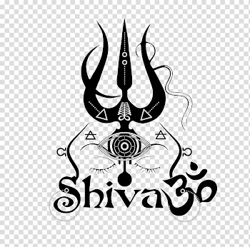 Shiva logo, Shiva Graphic design Line art, SHIVA transparent background PNG clipart