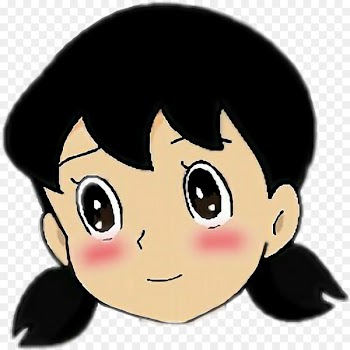 Shizuka Minamoto Doraemon Nobita Nobi Sticker - doraemon 