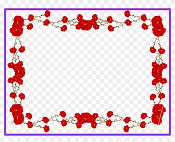 Shocking Digital Faux Vintage Flower Frame U Blumenrahmen - Rose Flower Frame Png