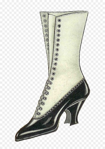 Shoe Boot Vintage clothing Antique Clip art - Retro boots 