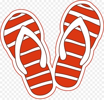 Shoe, Cartoon, Beach, Footwear, Red PNG