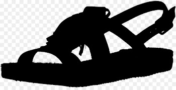 Shoe Clip art Sandal Product design Silhouette -  