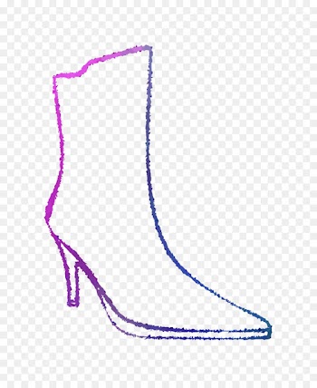 Shoe Line Point Font Neck -  