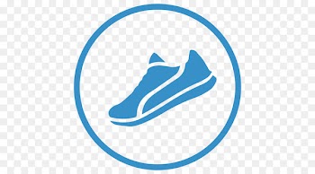 Shoe Logo Physical fitness Clip art Walking - augustine pattern 