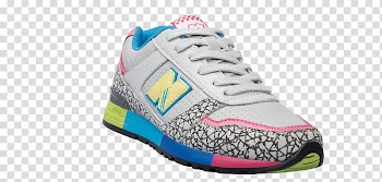 Shoe New Balance Advertising Sneakers Poster, Colorful sports shoes transparent background PNG clipart