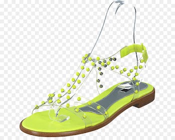 Shoe, Sandal, Slipper, Footwear, Green PNG