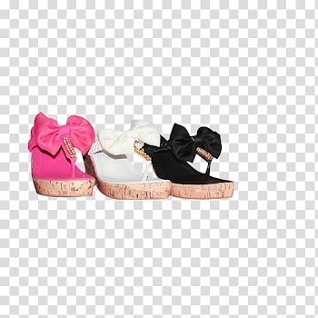 Shoe Web banner Taobao Poster, Three different colored sandals transparent background PNG clipart