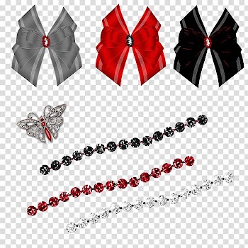 Shoelace knot Bow tie, 3-color bow transparent background PNG clipart