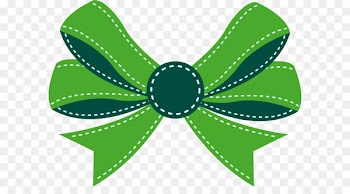 Shoelace knot Bow tie Ribbon Icon - Little fresh green bow tie 